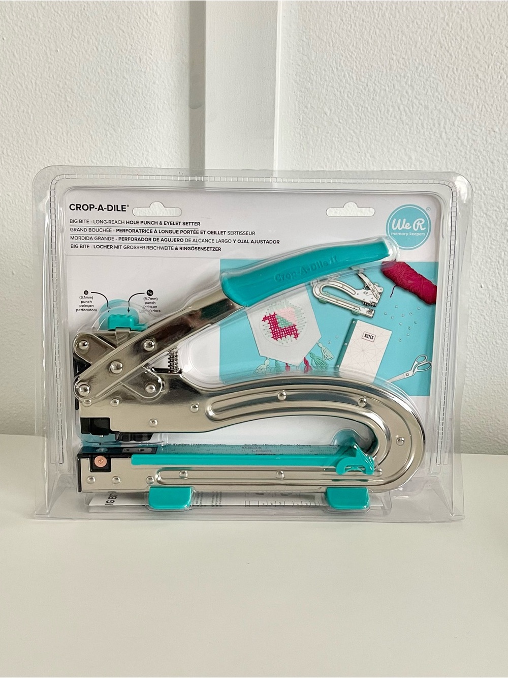 Crop A Dile Big Bite Long Reach Hole Punch Eyelet Setter Crop-A-Dile